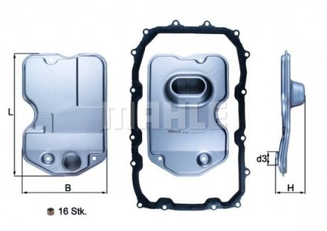 Фільтр гідравлічний КПП MAHLE / KNECHT HX160KIT