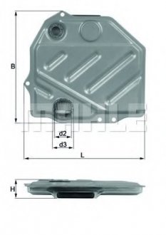 МАСЛЯНИЙ ФІЛЬТР MAHLE / KNECHT HX48 (фото 1)