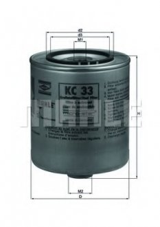 Фільтр палива KNECHT MAHLE / KNECHT KC33