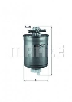 Топливный фильтр MAHLE / KNECHT KL410