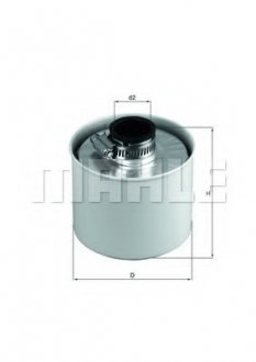 Фільтр повітряний KNECHT MAHLE / KNECHT LX1245