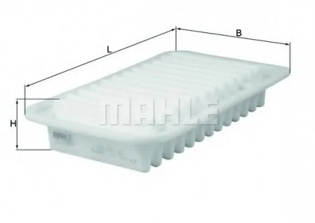 Фото 1 - повітряний фільтр MAHLE / KNECHT LX1984 Повітряний фільтр MAHLE / KNECHT LX1984 (фото 1)