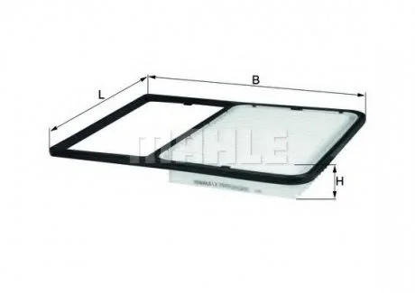 Фото 1 - воздушный фильтр MAHLE / KNECHT LX2029 Воздушный фильтр MAHLE / KNECHT LX2029 (фото 1)