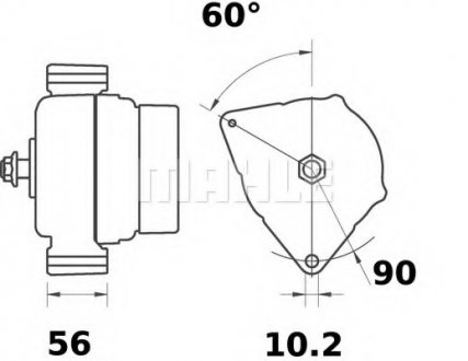 Генератор MAHLE / KNECHT MG 473 (фото 1)