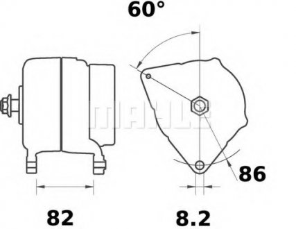 Генератор MAHLE / KNECHT MG 562 (фото 1)