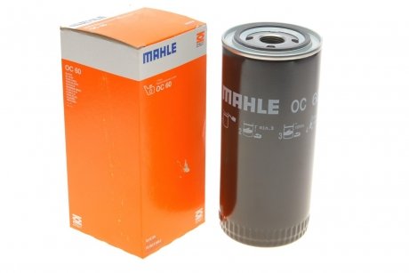 Фото фильтр масляный KNECHT MAHLE / KNECHT OC 60 Фильтр масляный KNECHT MAHLE / KNECHT OC 60