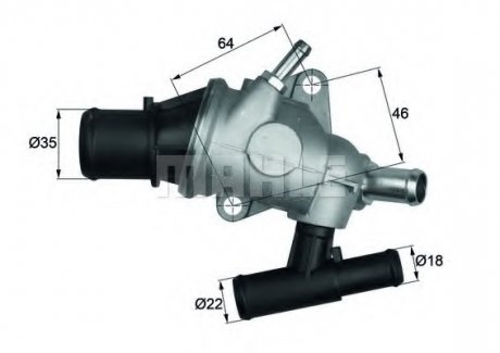 Термостат системи охолодження MAHLE / KNECHT TH2988 (фото 1)