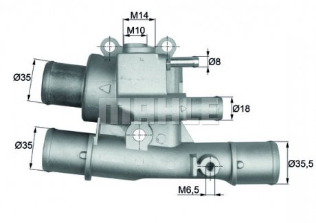 Термостат MAHLE / KNECHT TI12488 (фото 1)