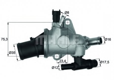 Термостат MAHLE / KNECHT TI14283 (фото 1)