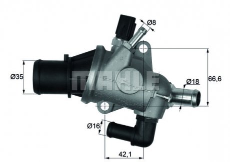 Термостат MAHLE / KNECHT TI16388