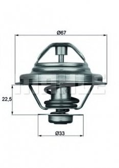 Термостат MAHLE / KNECHT TX2487D