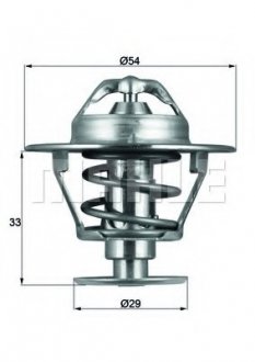 Термостат системи охолодження MAHLE / KNECHT TX8676D