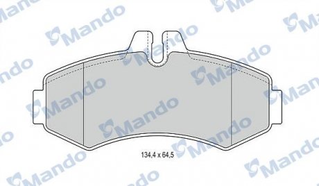 Гальмівні колодки до дисків MANDO MBF015660