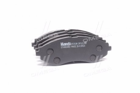 Тормозные колодки, дисковый тормоз (набор) MANDO MPD03 (фото 1)