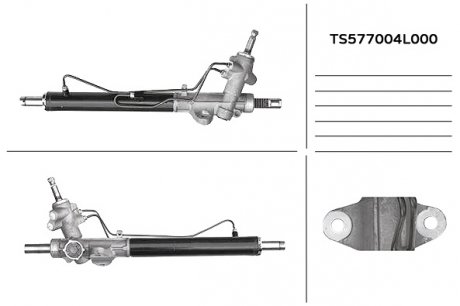 Кермова рейка MANDO TS577004L000 (фото 1)