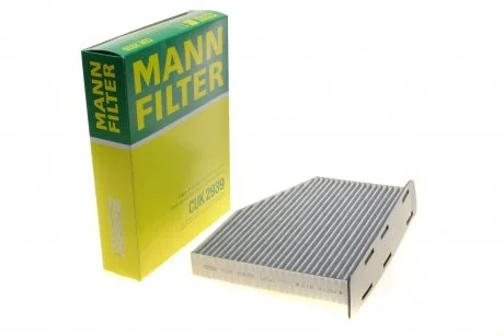Фото фильтр салонный MANN CUK2939 Фильтр салонный MANN CUK2939