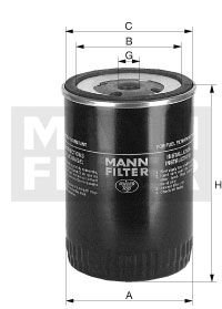 Топливный фильтр MANN WK11044