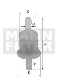 -FILTER MANN WK21210 (фото 1)