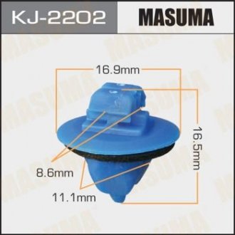 Кліпса (кратно 10) MASUMA KJ2202