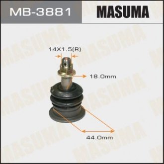 Шаровая опора front up HILUX/ KUN1#, 2# 04- MASUMA MB3881