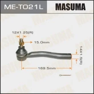 Фото наконечник кермовий (ME-T021L) MASUMA MET021L Наконечник кермовий (ME-T021L) MASUMA MET021L