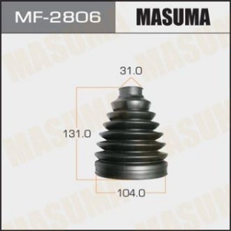 Пильовик ШРУСа внутрішній(пластик)+спецхомут Toyota FJ Cruiser (06-09), Land Cruiser Prado (02-) MASUMA MF2806 (фото 1)