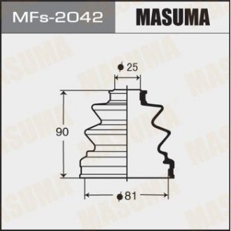 Пильовик ШРУСа зовнішній (силікон)) Mitsubishi L200 (05-), Pajero (00-06), Pajero Sport (09-) MASUMA MFS2042