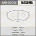 Колодка тормозная передняя Mazda CX-7 (06-11), CX-9 (09-12) MASUMA MS5376 (фото 1)