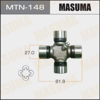 ХРЕСТОВИНА КАРДАННОГО ВАЛУ (27x81.8) Nissan Navara (05-), Pathfinder (05-14)/ Toyota Hillux (15-) MASUMA MTN148