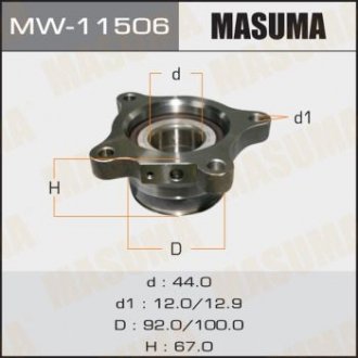 Ступовий вузол rear LAND CRUISER PRADO/ GDJ150L LH MASUMA MW11506