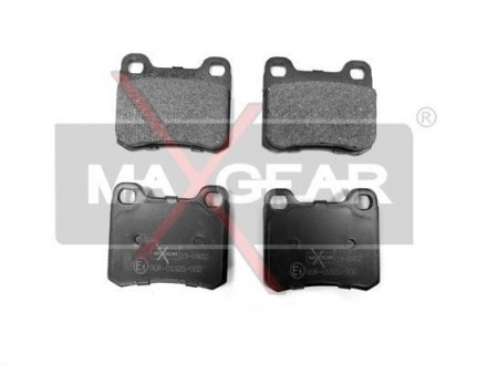 Тормозные колодки, дисковый тормоз (набор) MAXGEAR 190402