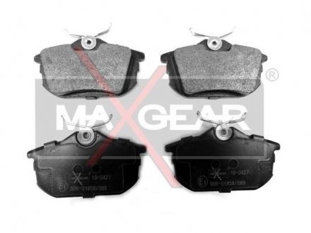 Гальмівні колодки, дискове гальмо (набір) MAXGEAR 190427
