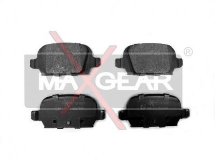 Тормозные колодки, дисковый тормоз (набор) MAXGEAR 190451