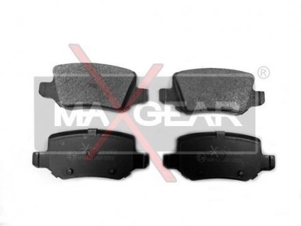 Тормозные колодки, дисковый тормоз (набор) MAXGEAR 190452