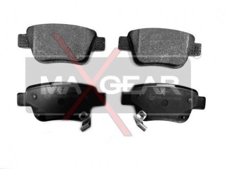 Тормозные колодки, дисковый тормоз (набор) MAXGEAR 190462