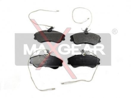 Тормозные колодки, дисковый тормоз (набор) MAXGEAR 190549