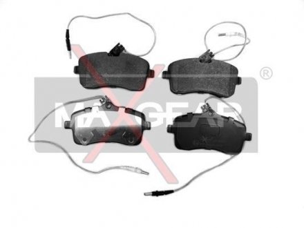 Тормозные колодки, дисковый тормоз (набор) MAXGEAR 190560