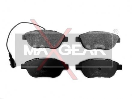Тормозные колодки, дисковый тормоз (набор) MAXGEAR 190577