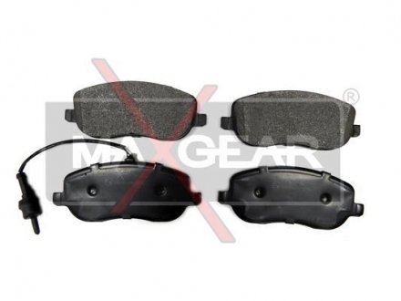 Тормозные колодки, дисковый тормоз (набор) MAXGEAR 190616