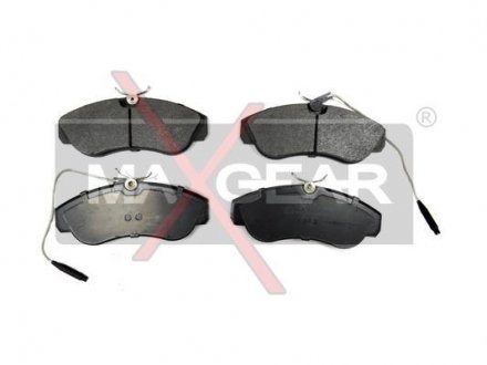 Тормозные колодки, дисковый тормоз (набор) MAXGEAR 190663