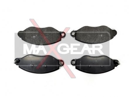 Гальмівні колодки, дискове гальмо (набір) MAXGEAR 190671