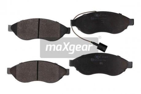 Тормозные колодки, дисковый тормоз (набор) MAXGEAR 190673