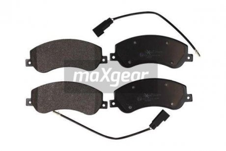 Гальмівні колодки, дискове гальмо (набір) MAXGEAR 190878