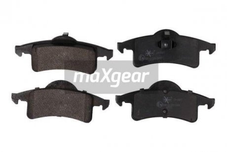 Гальмівні колодки, дискове гальмо (набір) MAXGEAR 190887