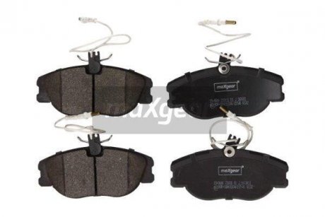 Тормозные колодки, дисковый тормоз (набор) MAXGEAR 190896