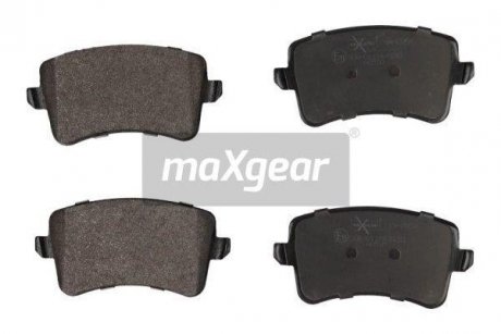 Тормозные колодки, дисковый тормоз (набор) MAXGEAR 190907