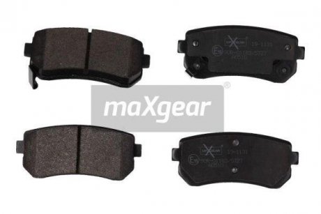 Тормозные колодки, дисковый тормоз (набор) MAXGEAR 191131