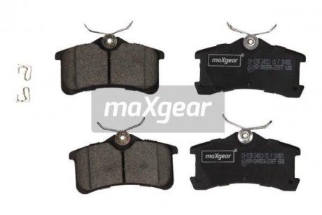 Тормозные колодки, дисковый тормоз (набор) MAXGEAR 191158