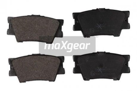 Гальмівні колодки, дискове гальмо (набір) MAXGEAR 191161