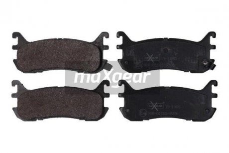 Тормозные колодки, дисковый тормоз (набор) MAXGEAR 191385